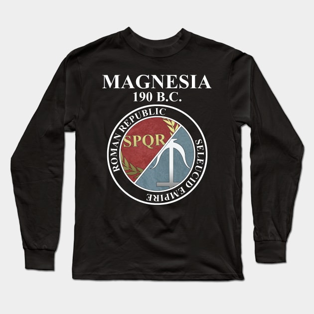 Battle of Magnesia Roman Republic Seleucid Empire Long Sleeve T-Shirt by AgemaApparel